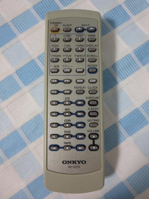 ONKYO MD�R���|�p�����R�� RC-527S �W�����N �̎ʐ^1