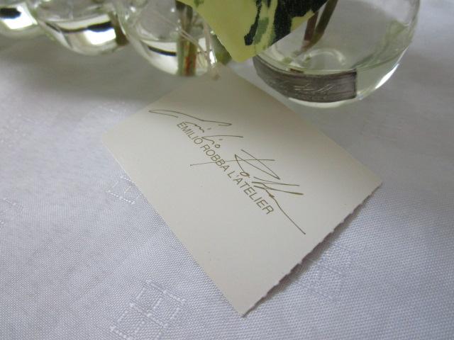 EMILIO ROBBA �G�~���I���o ���� ���[�Y(�K�N) & �A�C�r�[ �K���X�Ԋ�26cm �̎ʐ^8