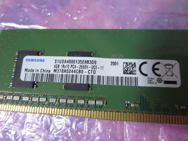 SAMSUNG DDR4-2666MHz 4GB M378A5244CB0-CTD ���`�F�b�N �̎ʐ^2