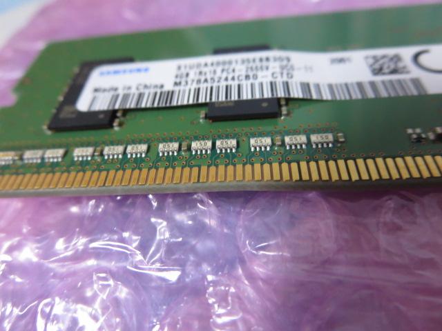 SAMSUNG DDR4-2666MHz 4GB M378A5244CB0-CTD ���`�F�b�N �̎ʐ^4