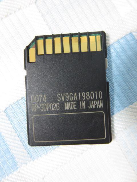 Panasonic SD[J[h 2GB Class4 RP-SDP02G ̎ʐ^2