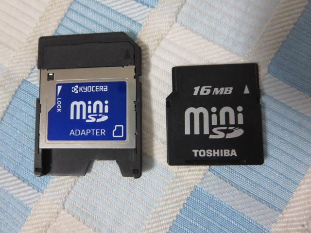  miniSDJ[h 16MB SD-S16+A_v^ ̎ʐ^1