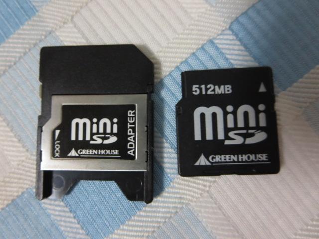 GREEN HOUSE miniSD[J[h 512MB/A_v^t ̎ʐ^1