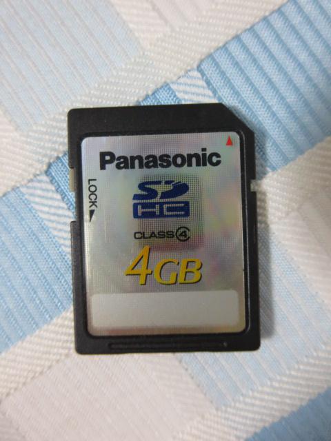 Panasonic SDJ[h SDHC 4GB CLASS4 ̎ʐ^1